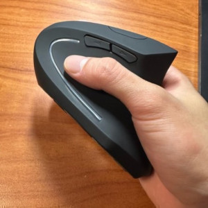 Mouse Ergonomico Verticale Wireless Ricaricabile – 2.4G, Silenzioso, Postura Naturale, Batteria A Lunga Durata